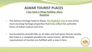 Alwar tourist places