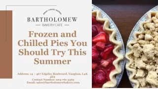 7 Frozen and Chilled Pies You Should Try This Summer