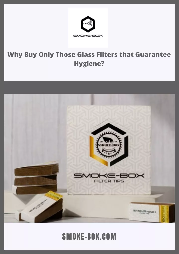 why buy only those glass filters that guarantee