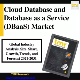 cloud database and database as a service dbaas market