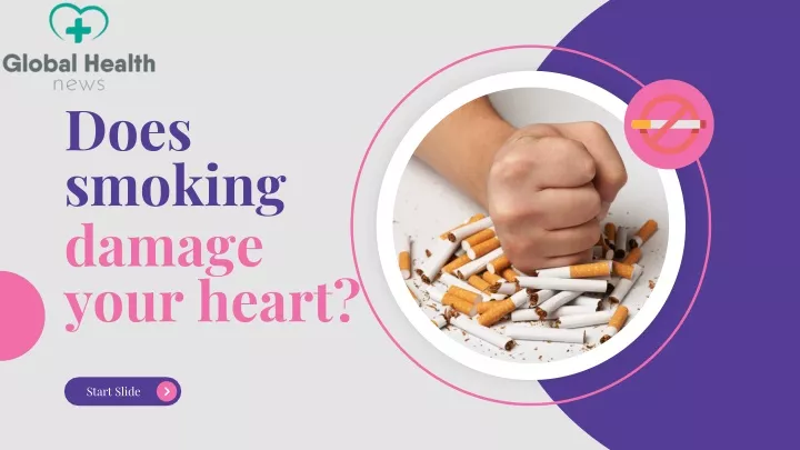 does smoking damage your heart