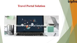 travel portal solution