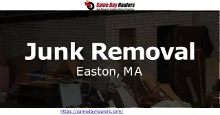 Same Day Haulers is the best junk removal company in East Taunton, MA!