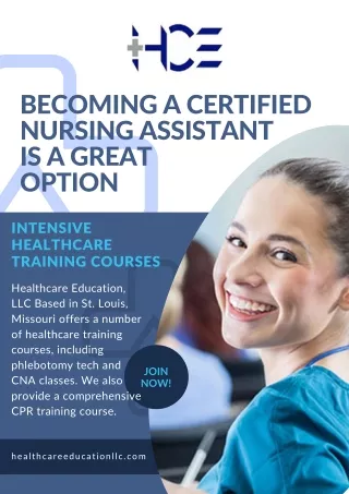 Becoming a Certified Nursing Assistant Is a Great Career Option