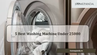 Front Load Washing Machine Under 25000