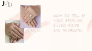 HOW TO TELL IF YOUR STERLING SILVER RINGS ARE AUTHENTIC