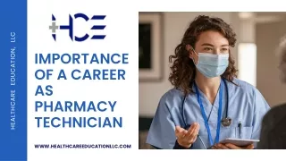Choose Pharmacy Technician Program by Healthcare Education LLC
