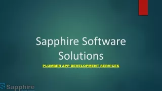 sapphire software solutions