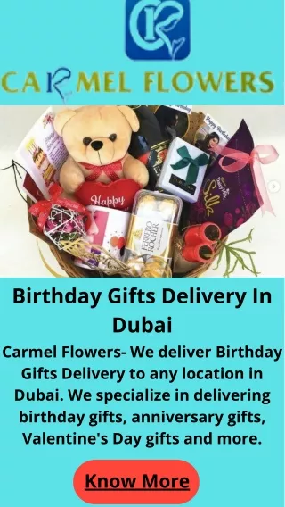 Birthday Gifts Delivery In Dubai