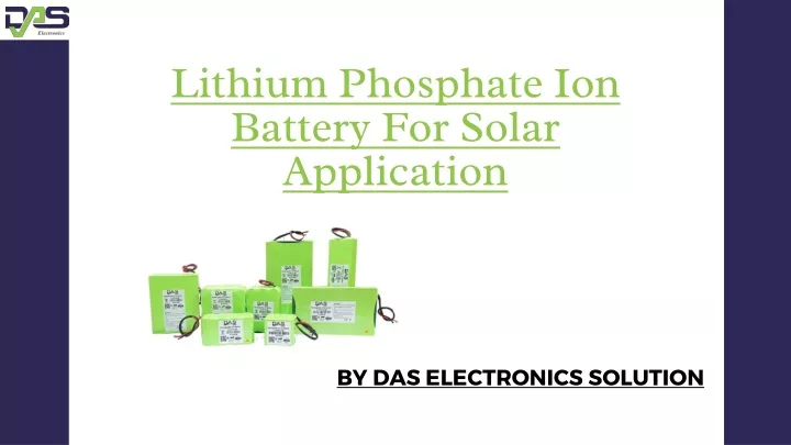 lithium phosphate ion battery for solar