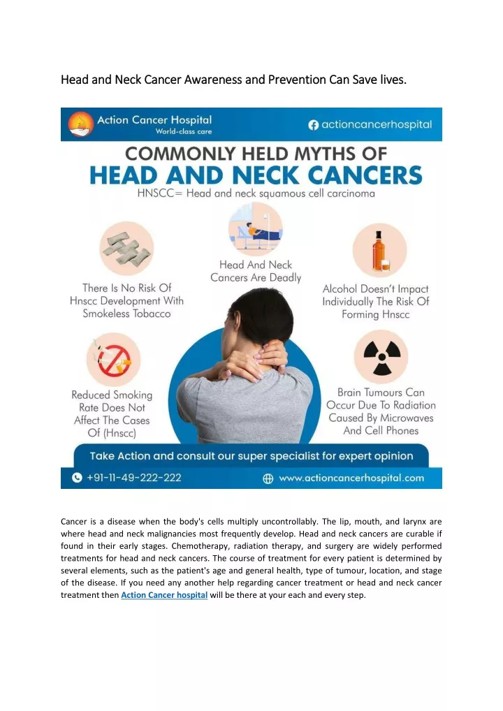 head and neck cancer awareness and prevention