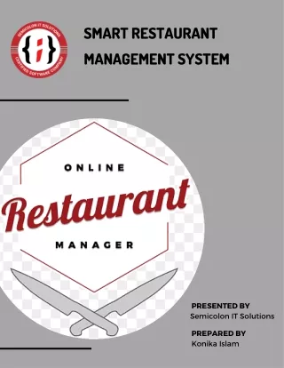 smart restaurant management system