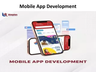 Best App Development Company in Jhansi – Binplus