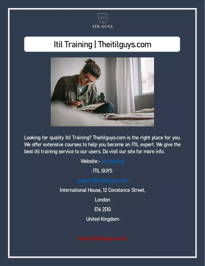 itil training theitilguys com