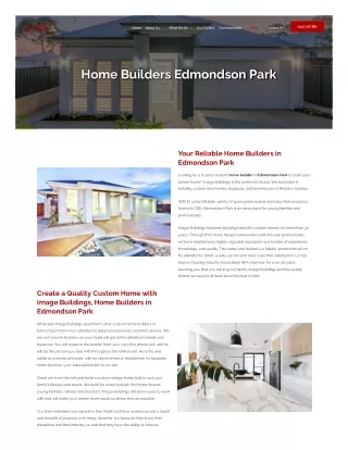 Home Builders Edmondson Park