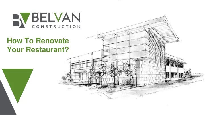 how to renovate your restaurant