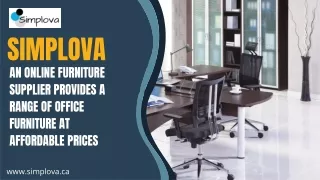 An Online Furniture Supplier Provides a Range of Office Furniture at Affordable Prices