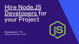 hire node js developers for your project