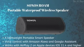 SONOS ROAM Portable Waterproof Wireless Speaker