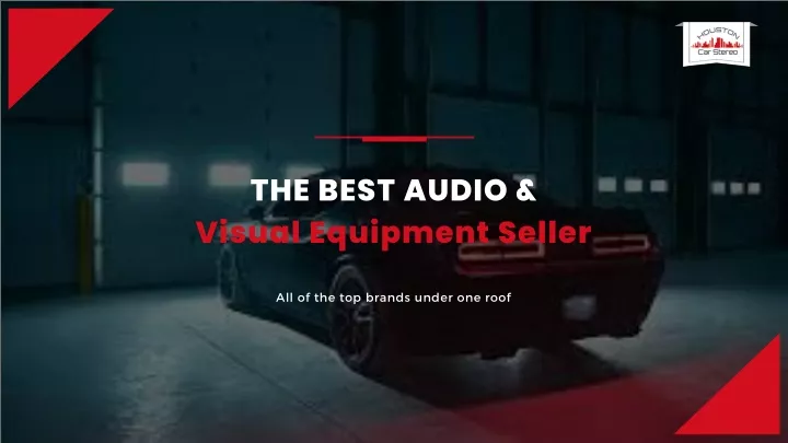 the best audio visual equipment seller