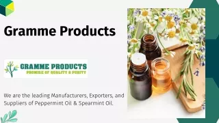 Gramme Products - Essential Oils - Peppermint Oil
