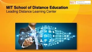 mit school of distance education leading distance