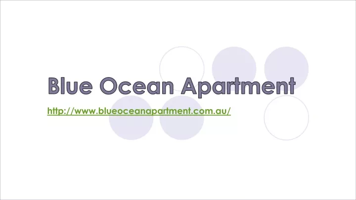 blue ocean apartment