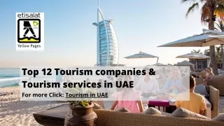 Top 12 Tourism companies & Tourism services in UAE