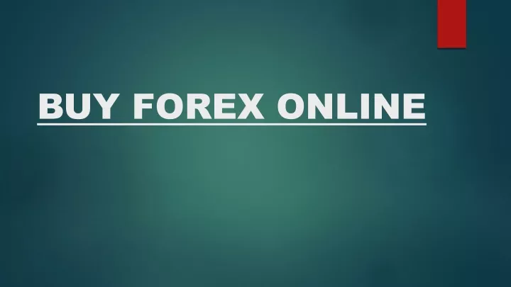 buy forex online