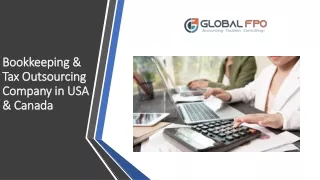 Connect with Best Bookkeeping & Tax Outsourcing Company in USA! Global FPO