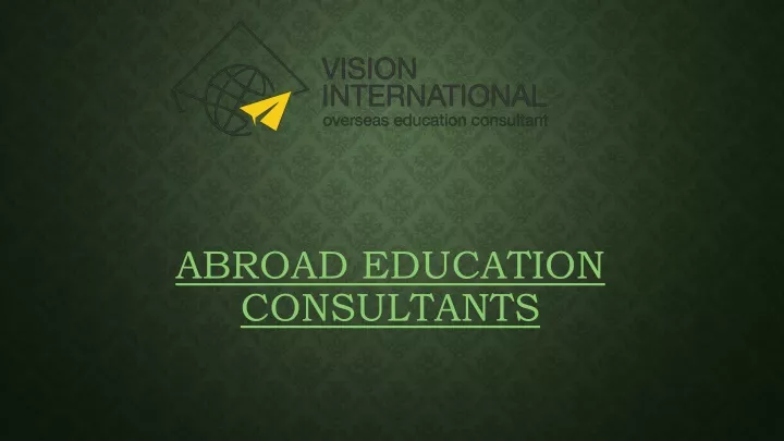 abroad education consultants