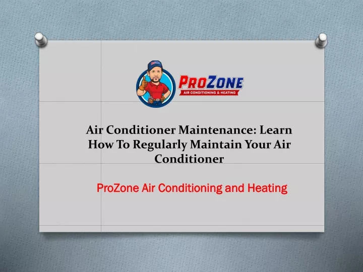 PPT - Air Conditioner Maintenance Services PowerPoint Presentation ...