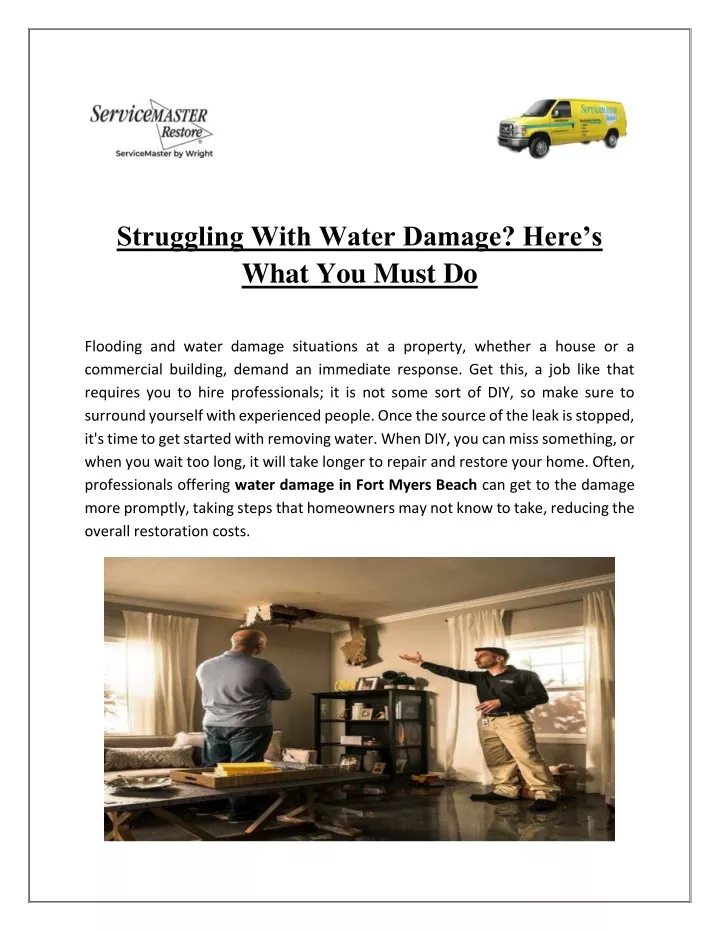 struggling with water damage here s what you must