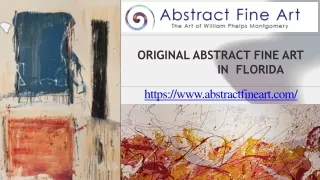 Original Abstract Fine Art in Florida