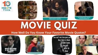 How Well Do You Know Your Favorite Movie Quotes? Take This Quiz And Find Out!