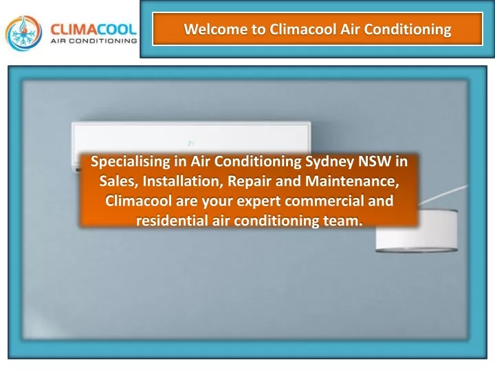 welcome to climacool air conditioning