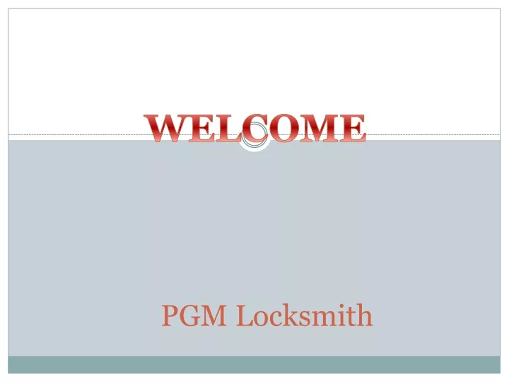 pgm locksmith