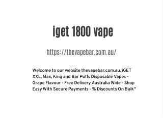 iget 1800 vape