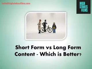 Short Form vs Long Form Content - Which is Better