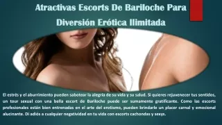 Atractivas Escorts De Bariloche Para  Diversión Erótic