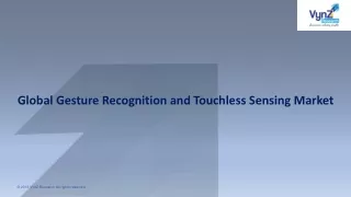 global gesture recognition and touchless sensing