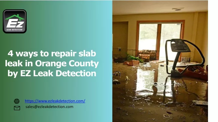 4 ways to repair slab leak in orange county by ez leak detection