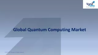 global quantum computing market