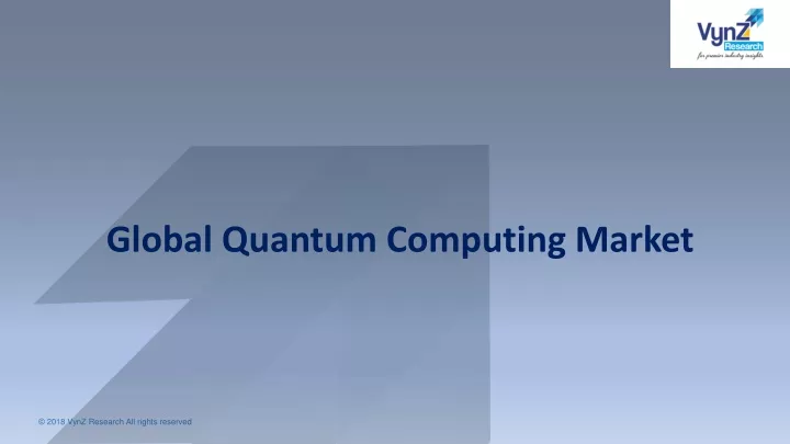 global quantum computing market