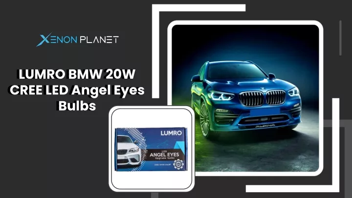 lumro bmw 20w cree led angel eyes bulbs bulbs