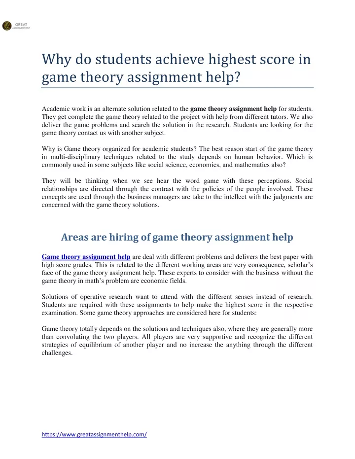 why do students achieve highest score in game