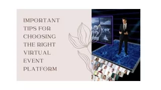 Tips For Choosing The Right Virtual Event Platform