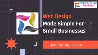 Web Design Made Simple For Small Businesses