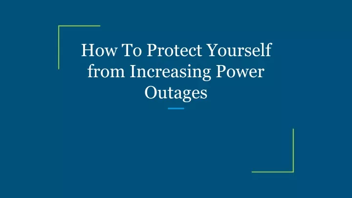 how to protect yourself from increasing power