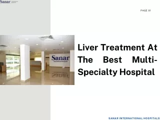 Liver treatment at the best multi-specialty hospital